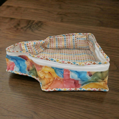 COLOR CRUSH PRINT BLOUSE COVER