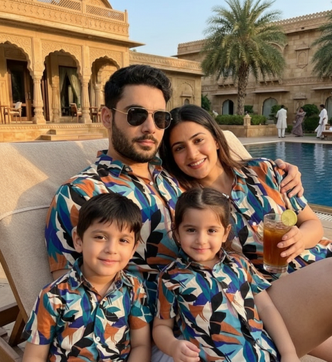 MULTI COLOUR TROPICAL PRINTED SHIRT