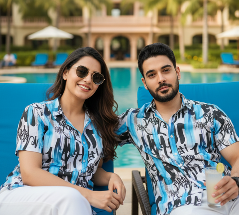 FUNKY ABSTRACT PRINTED SHIRT