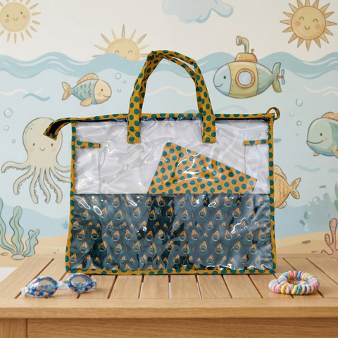 PEACOCK GLORY PRINT Swimming Bag