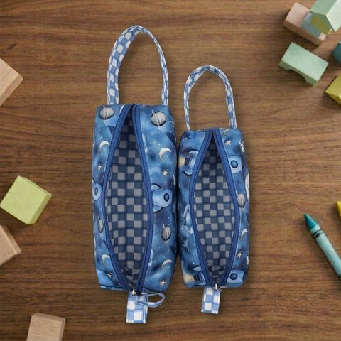 GALAXY WONDERS PRINT Small Duo Pouch Set