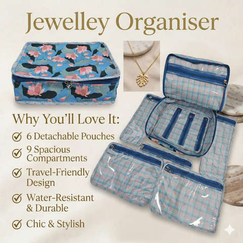 PADMA PICHWAI PRINT JEWELRY ORGANIZER