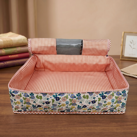 BLOOM BURST PRINT GRAND SAREE ORGANIZER