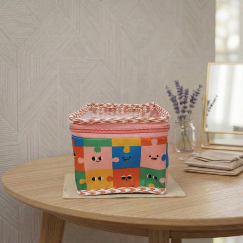 HAPPY PUZZLE PARTY PRINT BINDI ORGANIZER