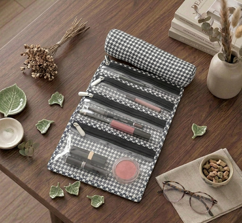 ABC DOODLE PRINT MULTIPURPOSE JEWELRY ORGANIZER SET
