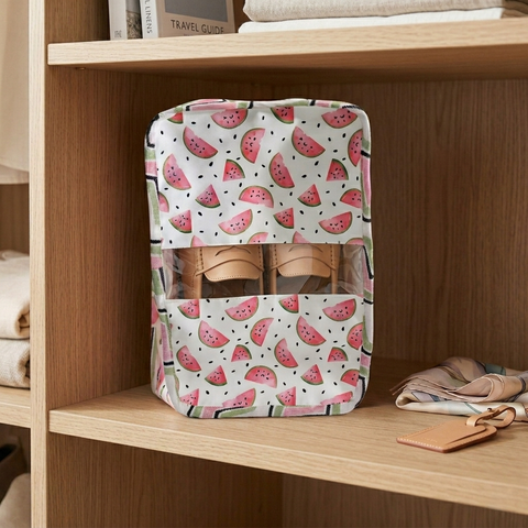 WATERMELON DREAM Print Grand Shoe Zip Box