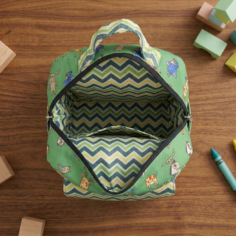 FOREST FRIENDS PRINT KIDS BACKPACK