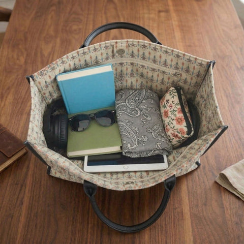 ETHNIC TRAVEL LEATHER BAG