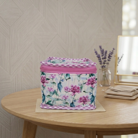 LAGOON PALM VISTA PRINT EARRING ORGANIZER