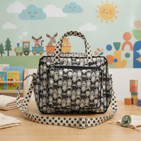 Pawfect Pals Print Baby Diaper Bag