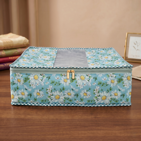 MORNING BLOOM PRINT GRAND SAREE ORGANIZER