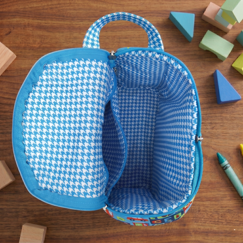 BLUE SKY TRAFFIC PRINT MINI EXPLORER BACKPACK