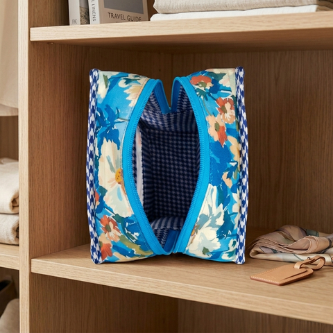 AZURE BLOOM PRINT GRAND SHOE ZIP BOX