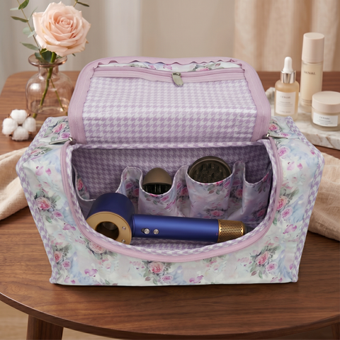 PINK ROSE GARDEN PRINT DYSON HAIR DRYER COVER
