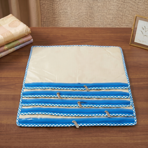 COBALT CAMO JUNGLE PRINT GRAND SAREE ORGANIZER