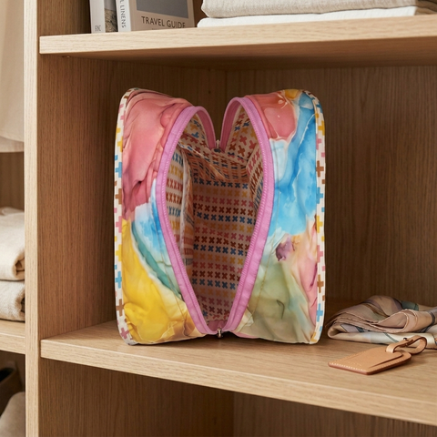 COLOR CRUSH PRINT Grand Shoe Zip Box