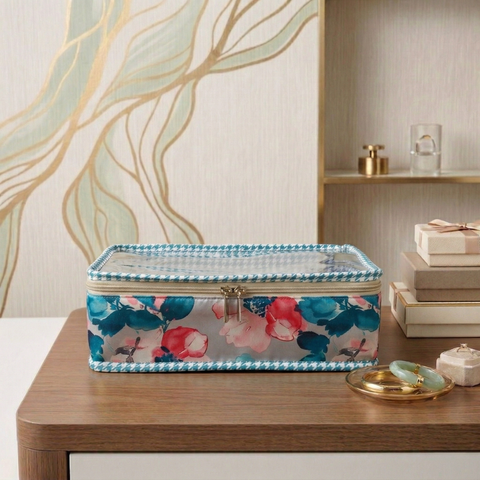 AQUA ROSE PRINT SMART BANGLE ORGANIZER