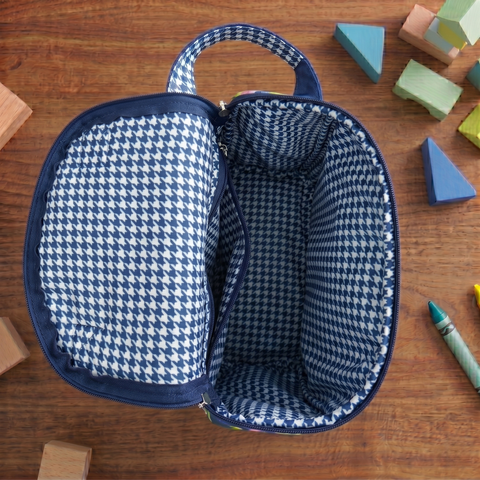 BLUE SAFARI EXPRESS PRINT MINI EXPLORER BACKPACK
