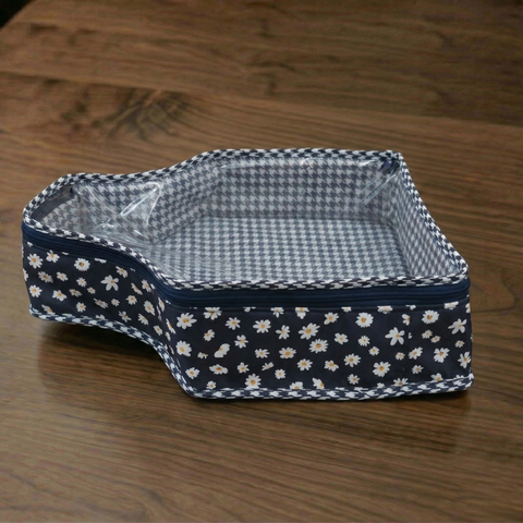 MIDNIGHT DAISY PRINT  BLOUSE COVER