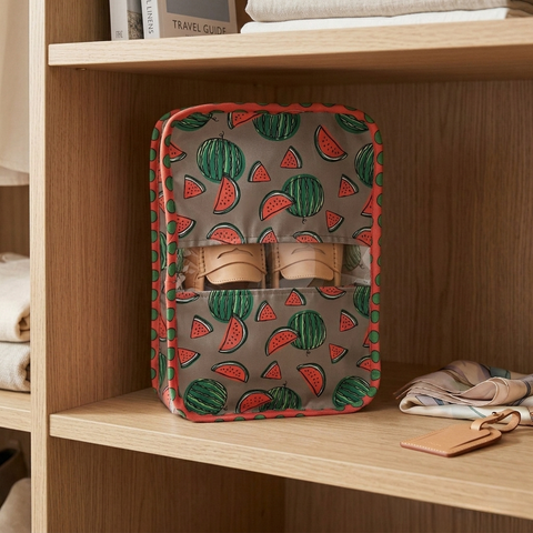 SUMMER MELON PRINT Grand Shoe Zip Box