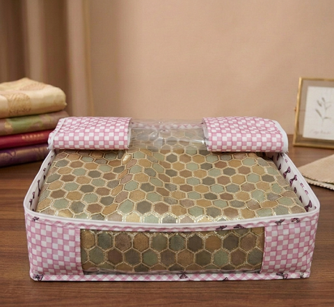 Classy Bow Print Grand Saree Organizer