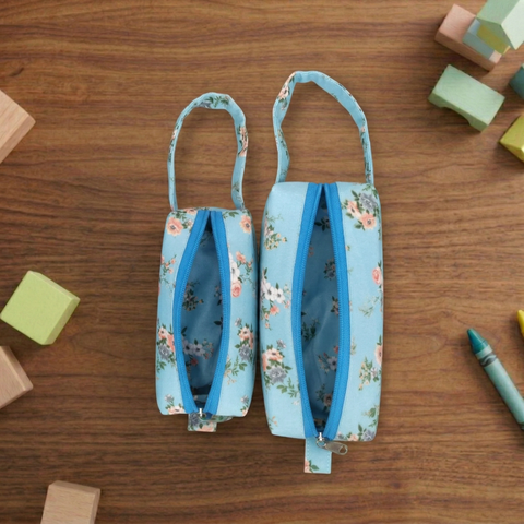 DITSY FLORAL PRINT SMALL DUO POUCH SET