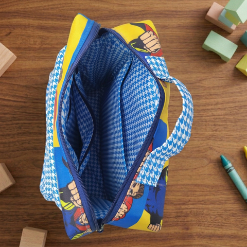 SUPER CAP PRINT KIDS BACKPACK