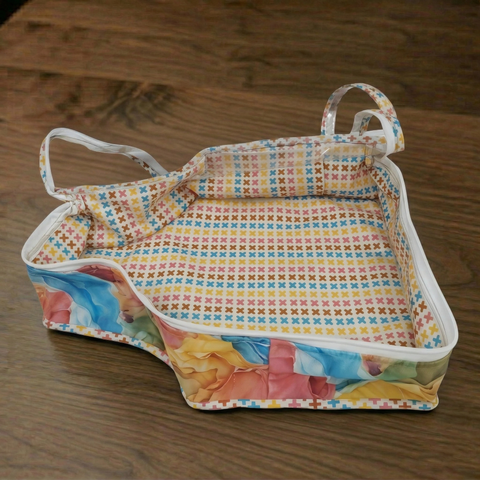 COLOR CRUSH PRINT BLOUSE COVER
