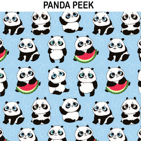 PANDA PRINT PRINT DUFFLE BAG CUSTOMISER