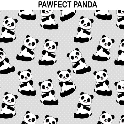 PANDA PRINT PRINT DUFFLE BAG CUSTOMISER