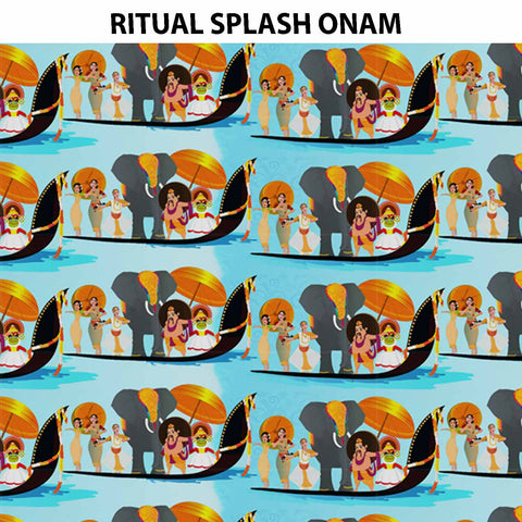 FESTIVE PRINT DUFFEL BAG CUSTOMISER