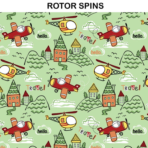 HELICOPTER PRINT SWIMMING BAG CUSTOMISER