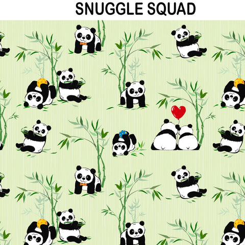 PANDA PRINT PRINT DUFFLE BAG CUSTOMISER