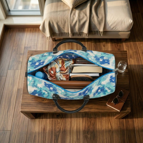 AQUA BREEZE WEEKENDER PRINT DUFFLE BAG