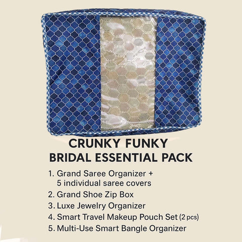 INDIGO MOSAIC Print Bridal Essential Pack