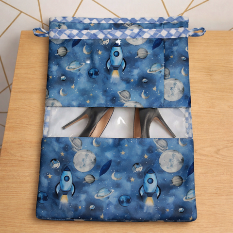 GALAXY WONDERS PRINT Heels & Sandals Cover