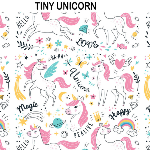UNICORN PRINT BABY DIAPER BAG CUSTOMISER