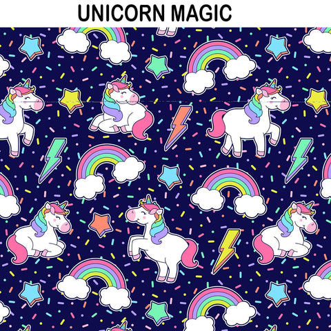 UNICORN PRINT BABY DIAPER BAG CUSTOMISER
