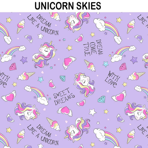 UNICORN PRINT BABY DIAPER BAG CUSTOMISER
