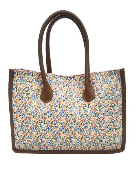 SUNLIT MEADOW TRAVEL LEATHER BAG