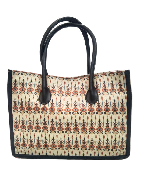 ETHNIC TRAVEL LEATHER BAG