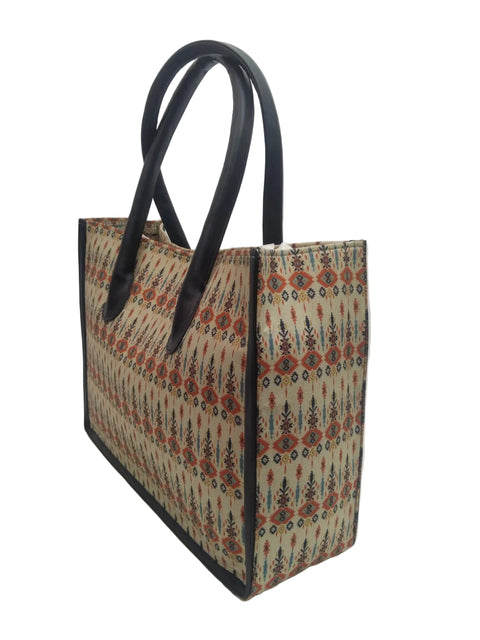 ETHNIC TRAVEL LEATHER BAG