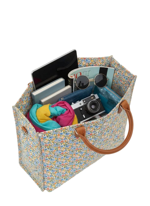 SUNLIT MEADOW TRAVEL LEATHER BAG