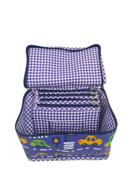 VEHICLE PRINT JEWELLERY  POUCH ORGANISER