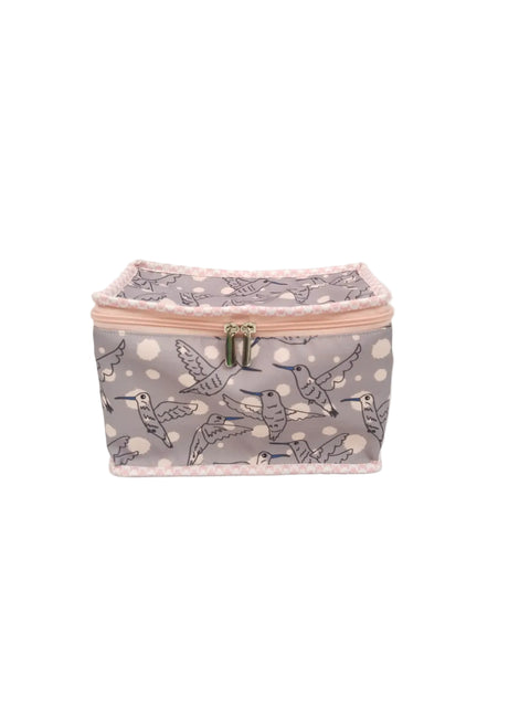 BIRDS PRINT  JEWELLERY  POUCH ORGANISER