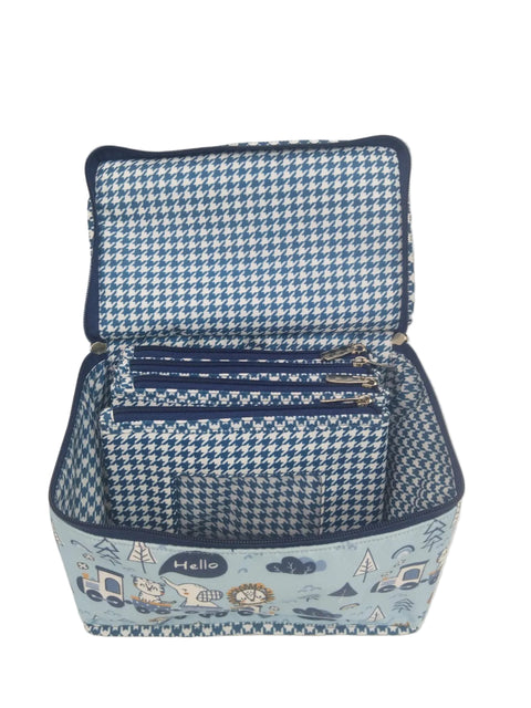 JUNGLE SAFARI  PRINT JEWELLERY POUCH ORGANISER