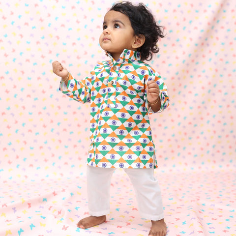 INDIAN FLAGS KURTA