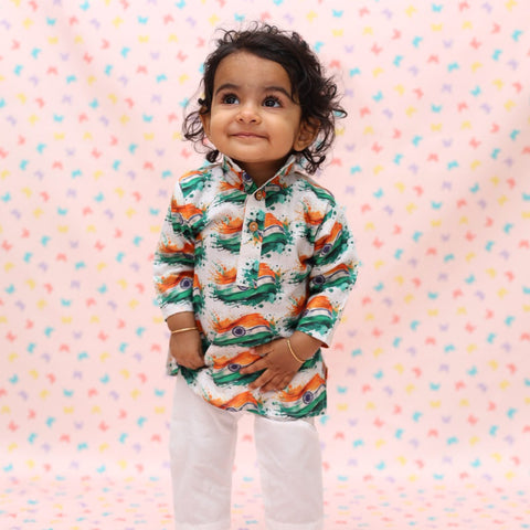 PATRIOT FLAGS KURTA