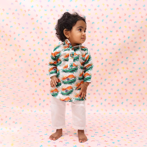 PATRIOT FLAGS KURTA