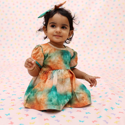 TRICOLOR JOY FROCK